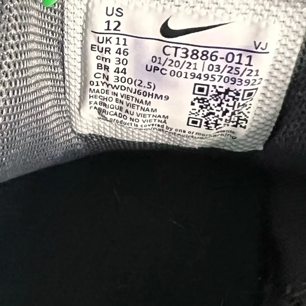 Nike Free Metcon 4 Men's  Iron Grey Black Sneakers Shoes CT3886-011